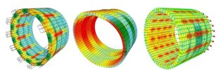 Load from thrust forces, ovalization, bedding failure: results of an exemplary tunnel lining