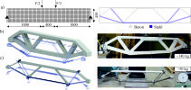 Bi-materielle Topologieoptimierung eines Einfeldträgers mit Umsetzung als Stahlbeton- und Hybridfachwerk